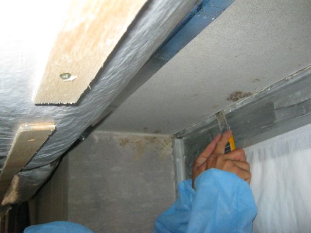 Removal of friable asbestos