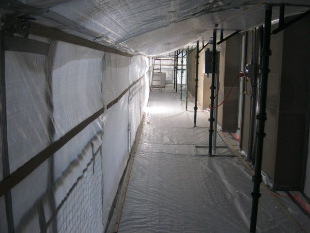 Enclosure for Friable Asbestos Removal